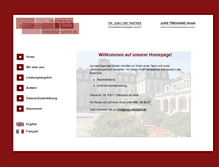 Tablet Screenshot of jung-treuhand.de